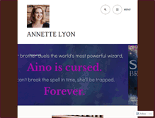 Tablet Screenshot of annettelyon.com